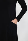 Naya Basic Pocket Jersey Dress, Black