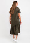 Naya Smock Midi Dress, Khaki