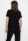 Naya Cut Out Hem T-Shirt, Black