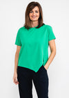 Naya Cut Out Hem T-Shirt, Emerald