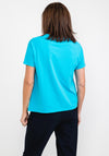 Naya Cut Out Hem T-Shirt, Vivid Blue