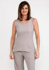 Naya Flare Hem Tank Top, Putty