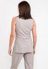 Naya Flare Hem Tank Top, Putty