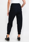Naya Cuffed Casual Trousers, Black