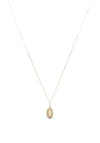 McElhinneys 9ct Miraculous Medal Necklace, Gold