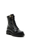 Nero Giardini Patent Leather Zip Detail Ankle Boot, Black