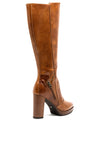 Nero Giardini Leather Knee Length Boots, Tan