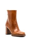 Nero Giardini Leather Block Heel Boots, Tan