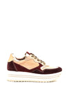 Nero Giardini Suede Leather Mix Platform Trainers, Wine Multi