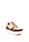 Nero Giardini Suede Leather Mix Platform Trainers, Wine Multi