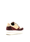 Nero Giardini Suede Leather Mix Platform Trainers, Wine Multi