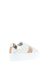 Nero Giardini Leather Logo Platform Trainers, White