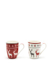 Newgrange Living Comet Bone China Mug, Set of 2