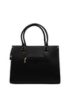 Zen Collection Pebbled Tote Bag, Black
