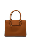 Zen Collection Pebbled Tote Bag, Brown