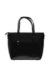 Zen Collection Large Faux Leather Tote Bag, Black