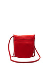 Zen Collection Fringed Flap Over Crossbody Bag, Red
