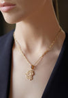 Newbridge Broken Compass Pendant, Gold