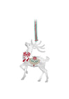 Newbridge Reindeer with Red Bow Hanging Decoration