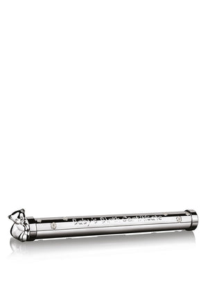 Newbridge Scroll Holder with Bear, Silver