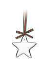 Newbridge Silverplate Star With Clear Stone  Decoration