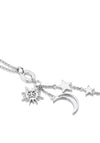 Newbridge Charm Necklace, Silver