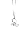 Newbridge Butterfly Pendant Necklace, Silver