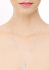 Newbridge Heart Pendant Necklace, Silver