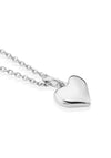 Newbridge Heart Pendant Necklace, Silver
