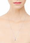 Newbridge Wishbone Necklace, Silver