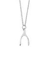 Newbridge Wishbone Necklace, Silver