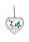 Newbridge Snowman in Heart Hanging Decoration