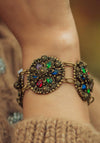 Newbridge Silverware Ornate Link Bracelet, Antique Gold