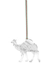 Newbridge Camel Christmas Hanging Decoration, Silver