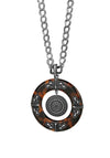 Newbridge Celtic Resin Medallion Pendant, Silver