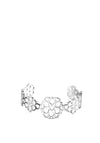 Newbridge Floral Bangle, Silver