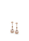 Newbridge Rose Goldplated Drop Earrings, Rose Gold
