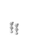 Newbridge Grace Kelly Drop Earrings, Silver