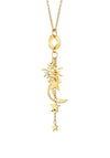 Newbridge Amy Sun and Moon Charm Necklace, Gold