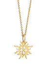 Newbridge Amy Sun Pendant Necklace, Gold