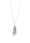 Newbridge Silverware Wish Feather Pendant Necklace, Silver