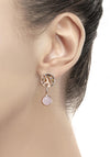 Newbridge Wish Rose Earrings, Rose Gold