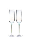 Newgrange Living Unicorn Lustre Prosecco Pair, Multi Coloured