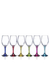 Newgrange Living Rainbow 6 Pack Wine Glasses