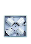Newgrange Living Bella Bone China 4 Piece Mug Set