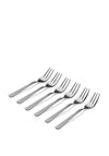 Newbridge Nova Stainless Steel Pastry Fork Set, Set of 6