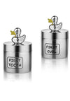 Newbridge Duck Tooth and Curl Set, Silver