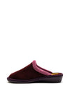Nordikas Womens Slip On Mule Slipper, Wine