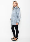 Normann Sporty Sleeve Quilted Jacket, Silver