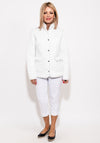 Normann Light Quilted Reversible Jacket, White Multi